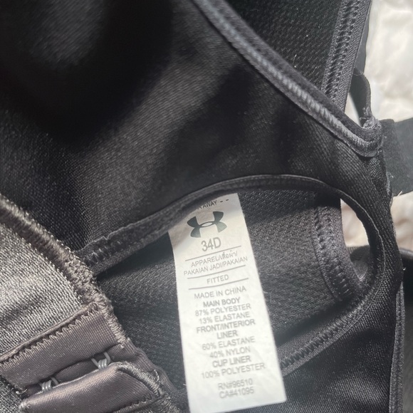 Under Armour Fitted Sports Bra Crossback - Picture 5 of 9